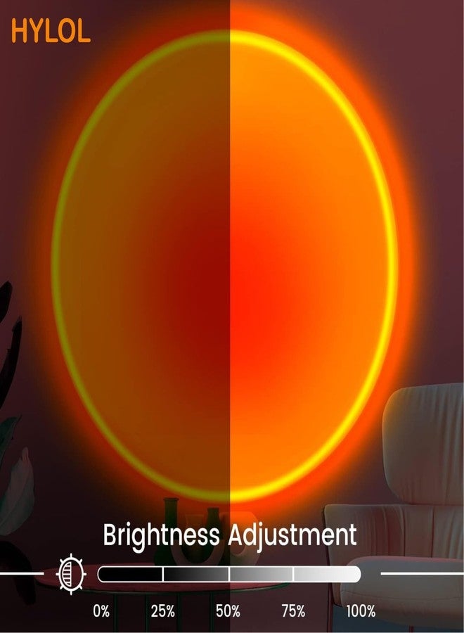 HYLOL Sunset Projector Light - 16 Color LED Light with Remote, Desk Lamp Projection Rainbow Night Light, 180° Rotation Romantic Lamp Light (Night Lamp Light) - Image 3